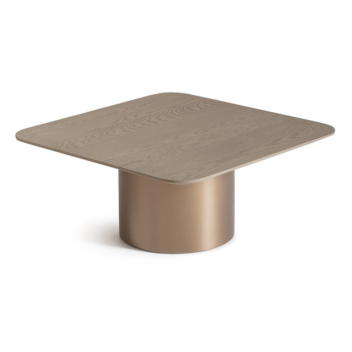 AICO Canberra Tall Cocktail Table in Brown - Bargain Furniture (Detroit, MI)