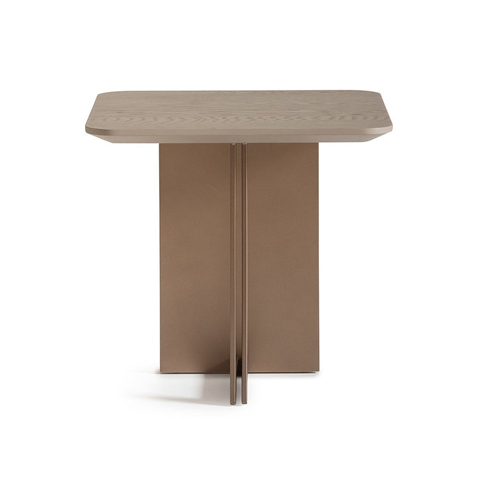 AICO Canberra End Table in Brown - Bargain Furniture (Detroit, MI)