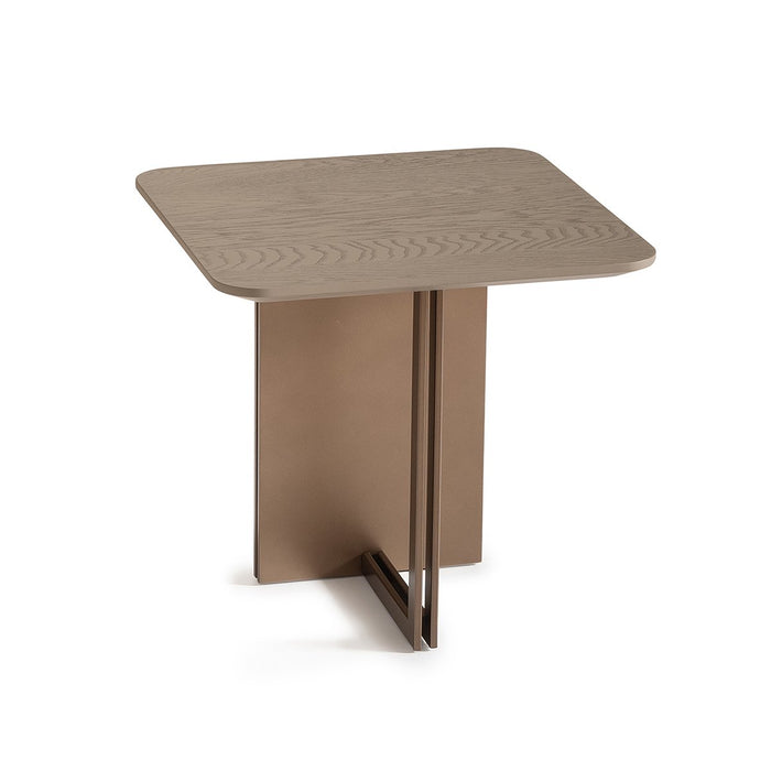 AICO Canberra End Table in Brown - Bargain Furniture (Detroit, MI)