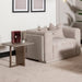 AICO Canberra End Table in Brown - Bargain Furniture (Detroit, MI)