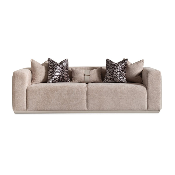 AICO Canberra Sofa in Brown - Bargain Furniture (Detroit, MI)