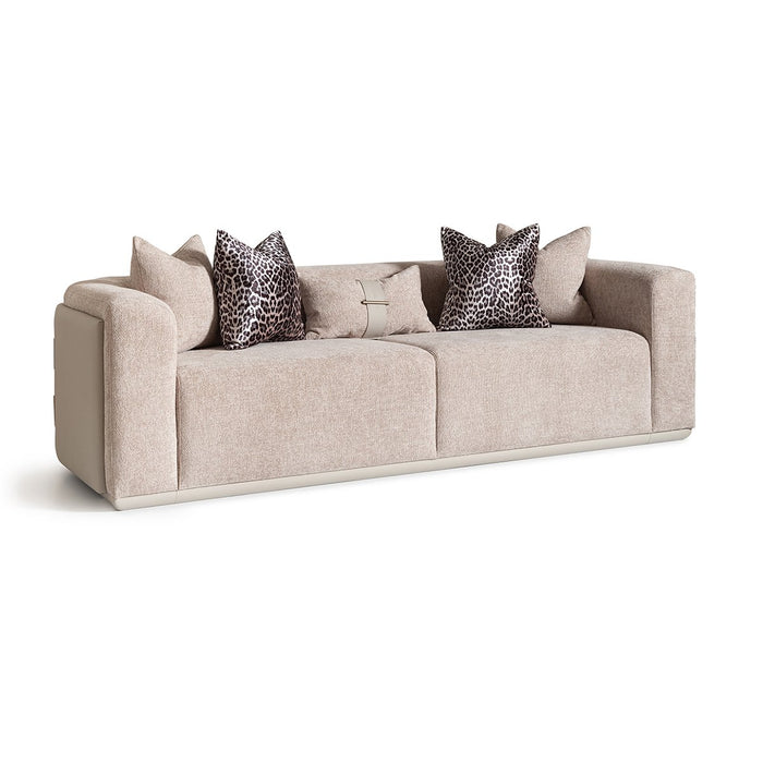 AICO Canberra Sofa in Brown - Bargain Furniture (Detroit, MI)