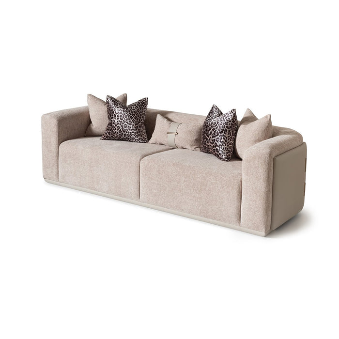 AICO Canberra Sofa in Brown - Bargain Furniture (Detroit, MI)