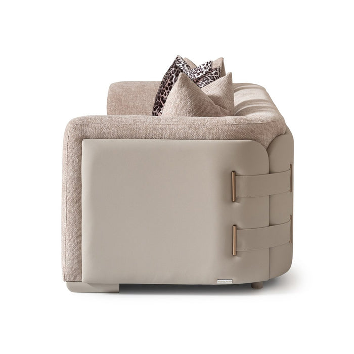 AICO Canberra Sofa in Brown - Bargain Furniture (Detroit, MI)
