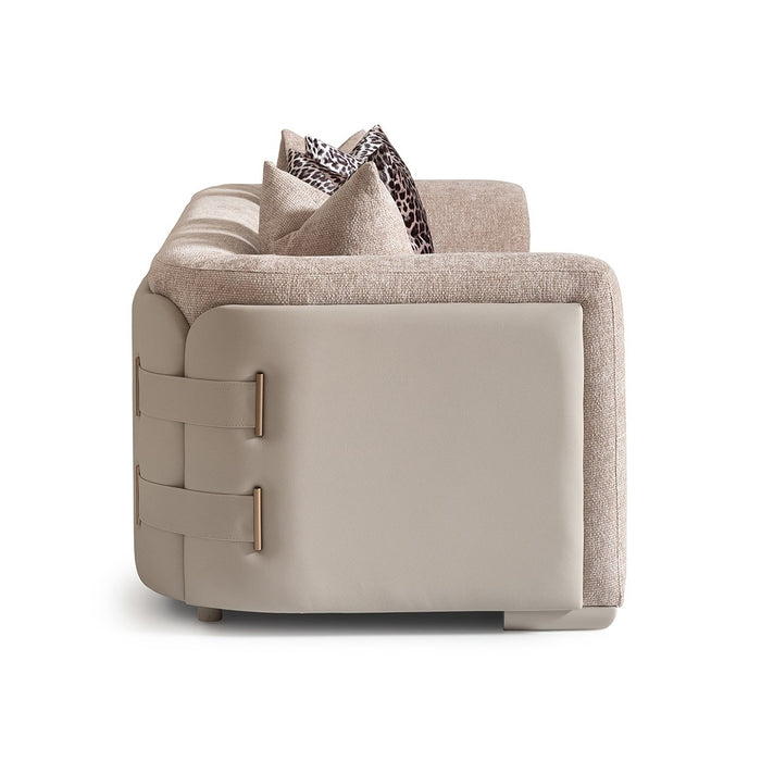 AICO Canberra Sofa in Brown - Bargain Furniture (Detroit, MI)