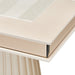 AICO Furniture Carmela Rectangular Dining Table in Shimmer Ivory - Bargain Furniture (Detroit, MI)