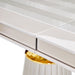 AICO Furniture Carmela Rectangular Dining Table in Shimmer Ivory - Bargain Furniture (Detroit, MI)