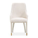 AICO Furniture Carmela Dining Arm Chair (Set of 2) in Shimmer Ivory - Bargain Furniture (Detroit, MI)