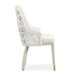 AICO Furniture Carmela Dining Arm Chair (Set of 2) in Shimmer Ivory - Bargain Furniture (Detroit, MI)