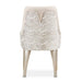 AICO Furniture Carmela Dining Arm Chair (Set of 2) in Shimmer Ivory - Bargain Furniture (Detroit, MI)