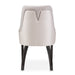 AICO Furniture Carmela Dining Arm Chair (Set of 2) in Glossy Charcoal Sand - Bargain Furniture (Detroit, MI)