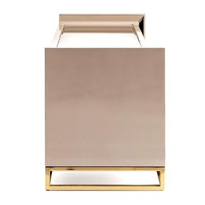 AICO Carmela Media Cabinet in Shimmer Ivory - Bargain Furniture (Detroit, MI)