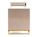 AICO Carmela Media Cabinet in Shimmer Ivory - Bargain Furniture (Detroit, MI)