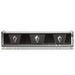 AICO Furniture Carmela Media Cabinet in Glossy Charcoal Sand - Bargain Furniture (Detroit, MI)
