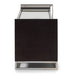 AICO Furniture Carmela Media Cabinet in Glossy Charcoal Sand - Bargain Furniture (Detroit, MI)