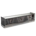AICO Furniture Carmela Media Cabinet in Glossy Charcoal Sand - Bargain Furniture (Detroit, MI)
