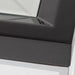 AICO Furniture Carmela End Table in Glossy Charcoal Sand - Bargain Furniture (Detroit, MI)