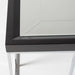 AICO Furniture Carmela End Table in Glossy Charcoal Sand - Bargain Furniture (Detroit, MI)