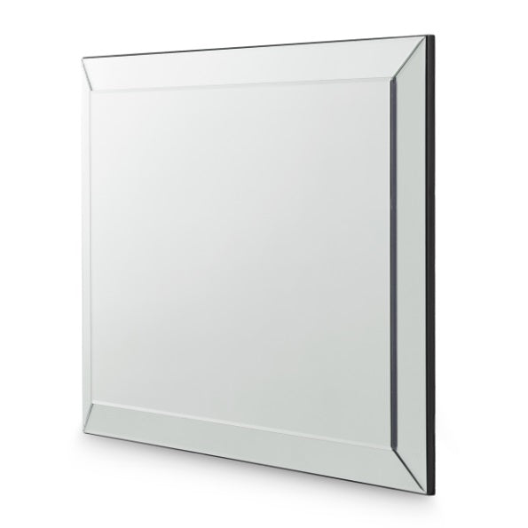AICO Furniture Carmela Mirror in Glossy Charcoal Sand - Bargain Furniture (Detroit, MI)