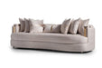 AICO Carmela Mansion Sofa in Shimmer Ivory - Bargain Furniture (Detroit, MI)