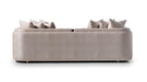 AICO Carmela Mansion Sofa in Shimmer Ivory - Bargain Furniture (Detroit, MI)