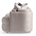 AICO Furniture Carmela Mansion Sofa Zinc in Silver - Bargain Furniture (Detroit, MI)