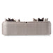 AICO Furniture Carmela Mansion Sofa Zinc in Silver - Bargain Furniture (Detroit, MI)