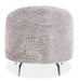 AICO Furniture Dion Chair in Stone/Silver - Bargain Furniture (Detroit, MI)