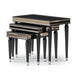 AICO La Francaise Nesting Tables in Black Ice - Bargain Furniture (Detroit, MI)