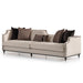 AICO La Francaise Mansion Sofa in Cafe/Black - Bargain Furniture (Detroit, MI)