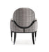 AICO La Francaise Accent Chair in Domino/Black - Bargain Furniture (Detroit, MI)