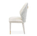 AICO Furniture Lisbon Side Chair in Silken Matte Cream - Bargain Furniture (Detroit, MI)