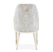 AICO Furniture Lisbon Arm Chair in Silken Matte Cream - Bargain Furniture (Detroit, MI)