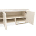 AICO Lisbon Media Cabinet in Silken Matte Cream - Bargain Furniture (Detroit, MI)