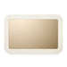 AICO Furniture Wall Mirror in Silken Matte Cream - Bargain Furniture (Detroit, MI)