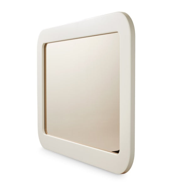 AICO Furniture Wall Mirror in Silken Matte Cream - Bargain Furniture (Detroit, MI)