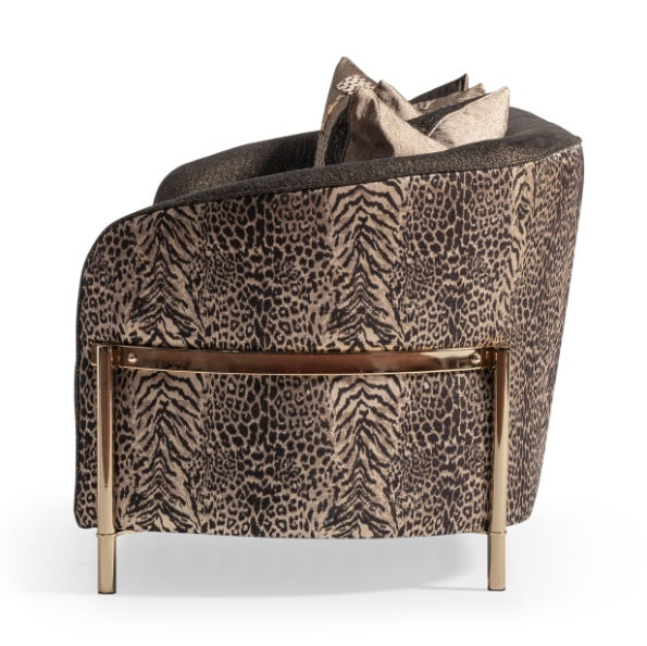 AICO Furniture Lisbon Sofa in Onyx Gold - Bargain Furniture (Detroit, MI)