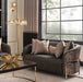 AICO Furniture Lisbon Loveseat in Onyx Gold - Bargain Furniture (Detroit, MI)