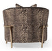 AICO Furniture Lisbon Chair in Onyx Gold - Bargain Furniture (Detroit, MI)