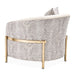 AICO Lisbon Chair in Opal Gold - Bargain Furniture (Detroit, MI)