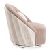 AICO Furniture Lucca Swivel Chair Silver in Silver - Bargain Furniture (Detroit, MI)