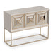 AICO Furniture Madison Small Console with Leg in Glistening Gold - Bargain Furniture (Detroit, MI)