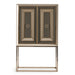 AICO Furniture Madison 2pc Bar KD in Glistening Gold - Bargain Furniture (Detroit, MI)