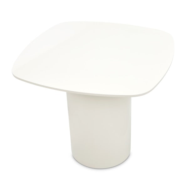 AICO Furniture Le Montreaux End Table in Cloud White - Bargain Furniture (Detroit, MI)