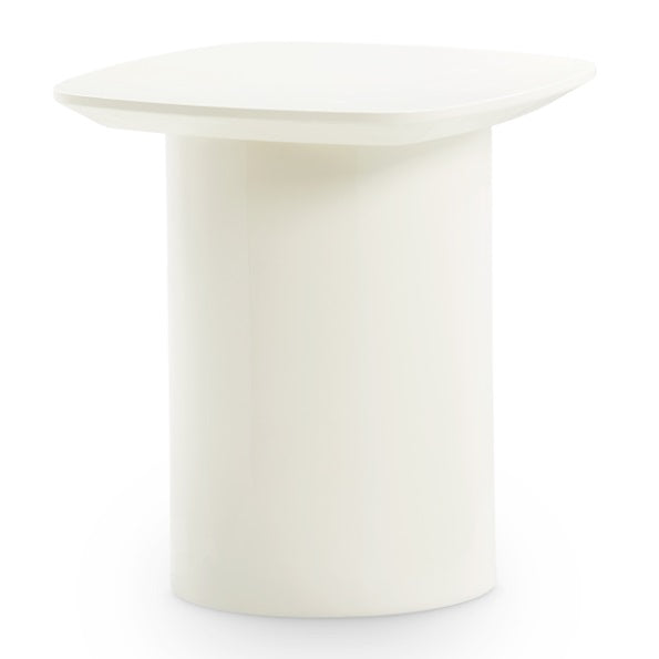 AICO Furniture Le Montreaux Accent Table in Cloud White - Bargain Furniture (Detroit, MI)