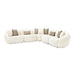 AICO Furniture Le Montreaux Corner Unit in Gardenia - Bargain Furniture (Detroit, MI)