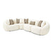 AICO Furniture Le Montreaux Corner Unit in Gardenia - Bargain Furniture (Detroit, MI)