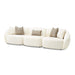 AICO Furniture Le Montreaux Corner Unit in Gardenia - Bargain Furniture (Detroit, MI)