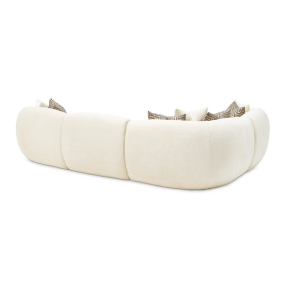 AICO Furniture Le Montreaux Armless Chair in Gardenia - Bargain Furniture (Detroit, MI)