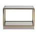 AICO Furniture Savannah Breeze 2pc Small Cocktail Table in Bright Gold - Bargain Furniture (Detroit, MI)